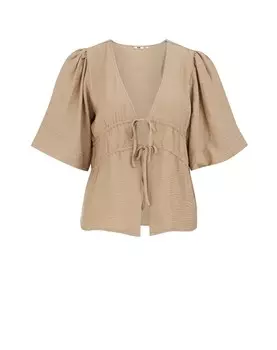 Блуза WE Fashion, кремовый