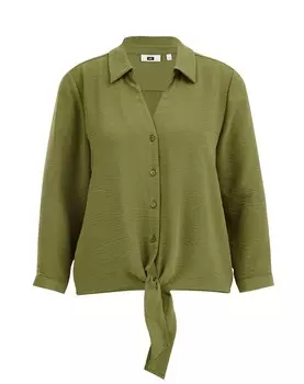 Блуза We Fashion, оливковый
