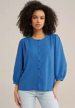 Блуза WE Fashion, синий