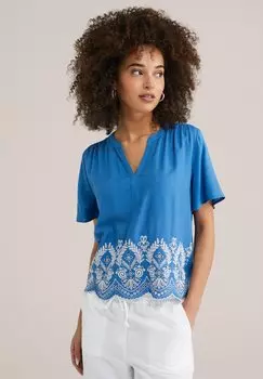 Блуза WE Fashion, синий