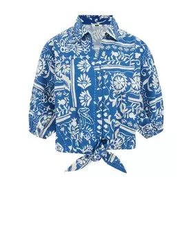 Блуза WE Fashion, синий