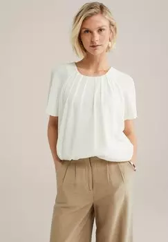 Блуза WE Fashion, слоновая кость