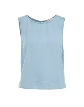 Блуза WE Fashion, светло-синий