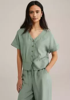 Блуза WE Fashion, светло-зеленый