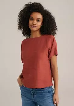 Блуза WE Fashion, темно-красный