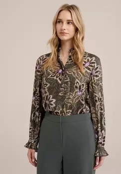 Блуза WE Fashion, темно-зеленый