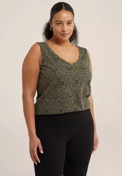 Блуза WE Fashion, темно-зеленый