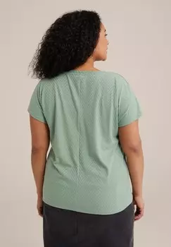 Блуза WE Fashion, зеленый