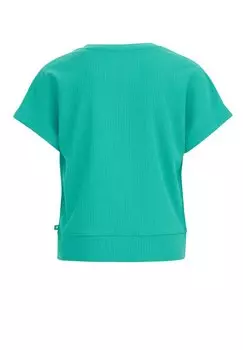 Блуза WE Fashion, зеленый металлик