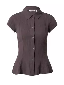 Блуза WEEKDAY Noah, антрацит