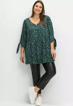 Блуза WEIT SCHWINGENDE Sheego, темно-зеленый