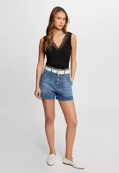 Блуза WIDE STRAPS Morgan, черный