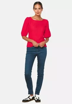 Блуза WITH BRODERIE ANGLAISE LolaLiza, красный