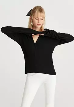 Блуза WITH GATHER DETAIL Rue les crateurs, черный