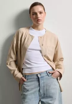 Блуза WITH POCKETS. Stefanel, бежевый