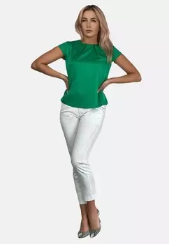 Блуза WITH TWO PLEATS REGINA FASHION, зеленый