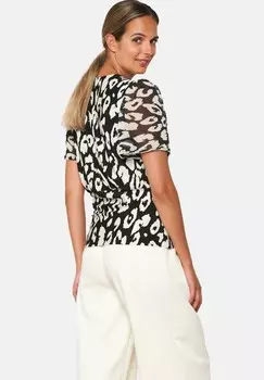 Блуза WITH VOILE LolaLiza, черный