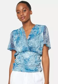 Блуза WITH WRAP LolaLiza, синий
