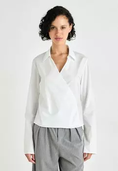 Блуза WRAP Weekday, белый