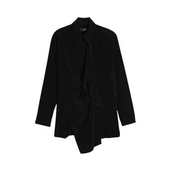 Блуза Y's Front Gathered Blouse, черный