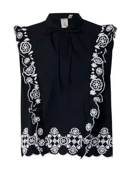 Блуза YAS Blouse YASLUCIA, черный