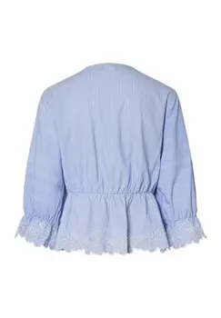 Блуза YASPAMA BOW YAS, синий