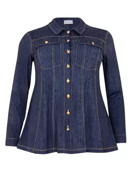Блуза Yoek Blouse, цвет Blue denim/Dark blue