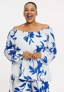 Блуза YOEK, синий