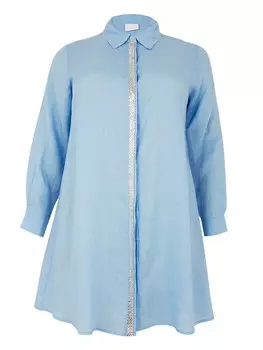 Блуза Yoek, светло-синий