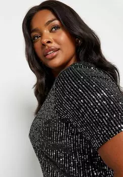 Блуза Yours Clothing, антрацит