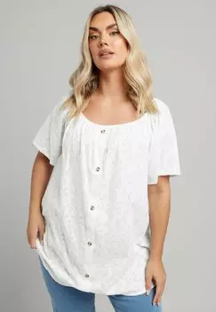 Блуза Yours Clothing, белый