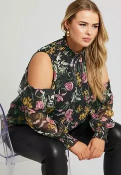 Блуза Yours Clothing, черный