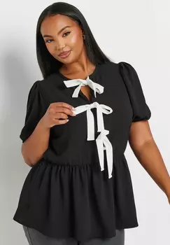 Блуза Yours Clothing, черный