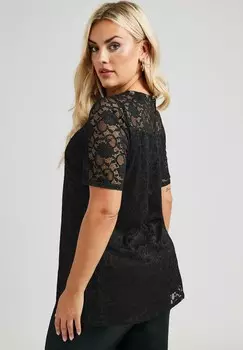 Блуза Yours Clothing, черный