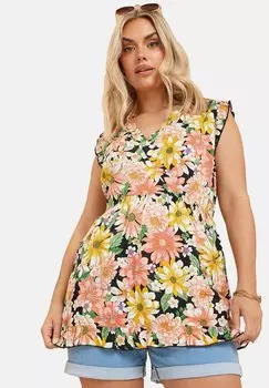 Блуза Yours Clothing, черный