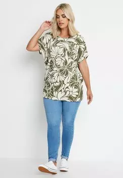 Блуза Yours Clothing, хаки