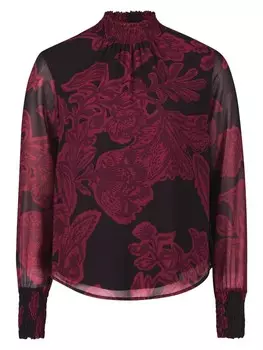 Блуза Zero, цвет blackdark red