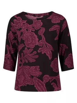 Блуза Zero, цвет blackdark red