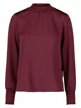 Блуза Zero gesmokter Kragen, цвет port royale