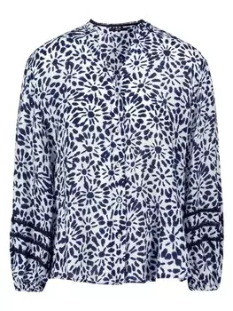 Блуза Zero Print, цвет creamblue