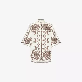 Блуза Zimmermann вышитая, белый