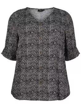 Блуза Zizzi BELLA, черный