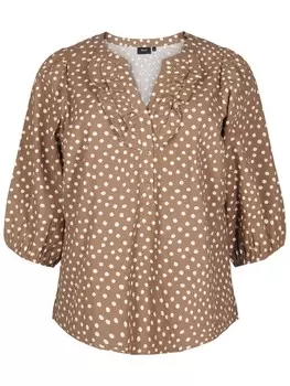 Блуза Zizzi Blouse, цвет Mocha