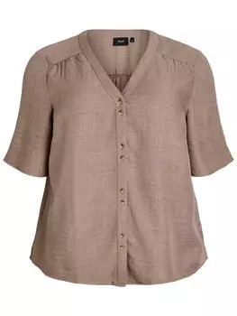 Блуза Zizzi Caalabama, коричневый