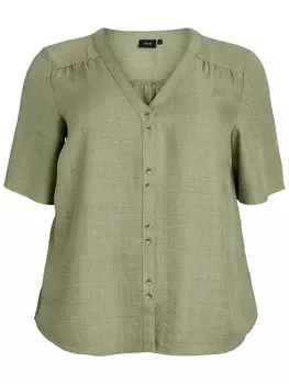Блуза Zizzi Caalabama, зеленый