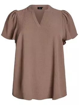 Блуза Zizzi CALEMINA, коричневый