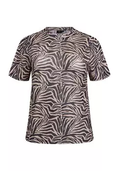 Блуза Zizzi, цвет Zebra Aop