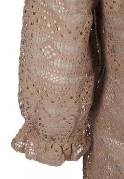 Блуза Zizzi, коричневый