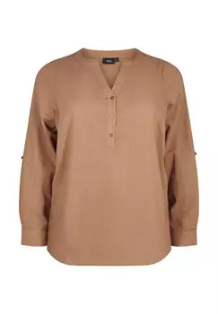 Блуза Zizzi, коричневый