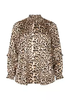 Блуза Zizzi, коричневый